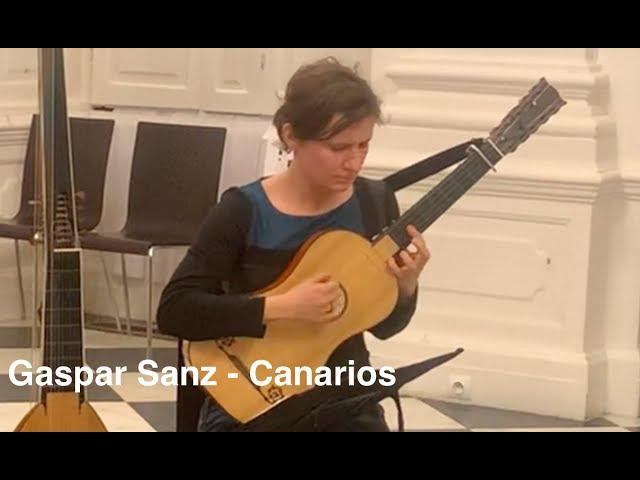 Gaspar Sanz - Canarios | Baroque guitar | Maria Wilgos (Live)