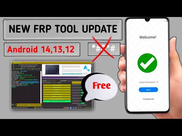 New FRP Tool v5 Update All Samsung FRP Bypass Tool 2025 Android 11/12/13/14 Google Account Bypass