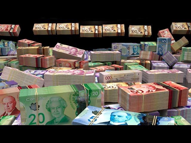 BILLIONS of CANADIAN DOLLARS :: Wealth Visualization, Manifestation, Abundance HD