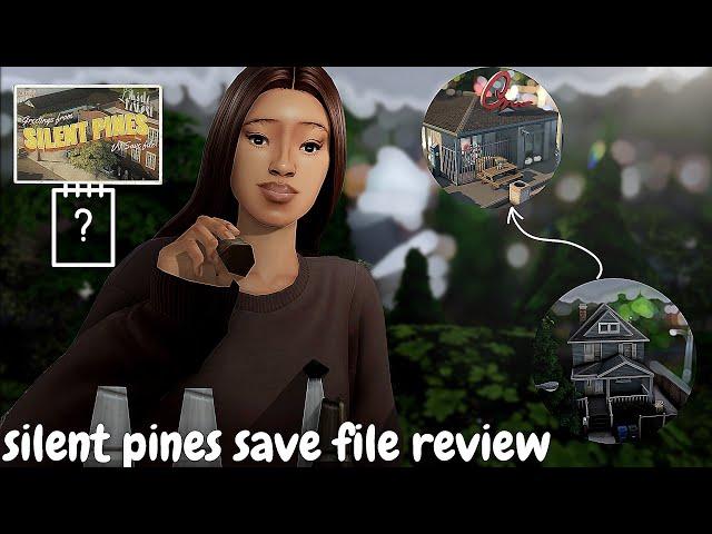 sims 4 save file | silent pines save file review | this save file enhances your wholesome gameplay