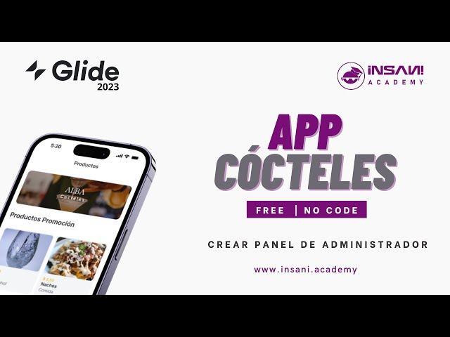 Crear Panel de Administrador | Curso de Glide App 2023