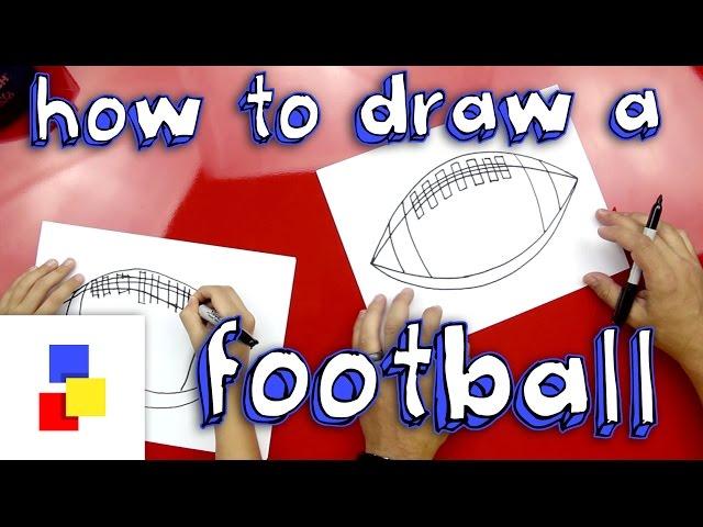 How To Draw A Football (American)