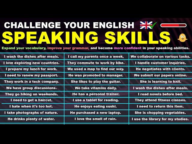 Memorise These 250 Sentences To Challenge Your English Speaking Skills!