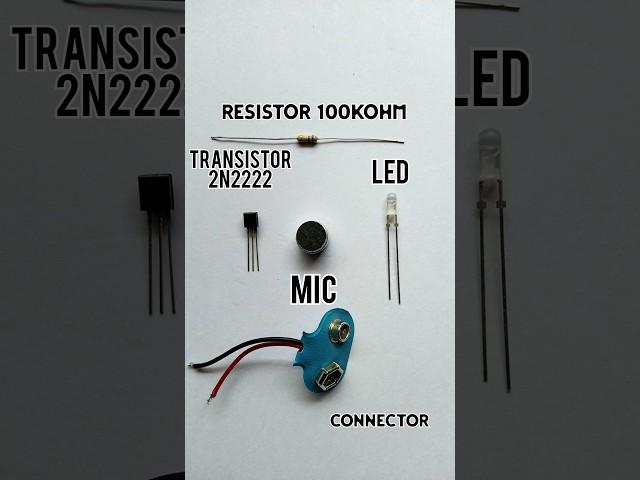 Music Reactive LED using 2N2222 transistor.
