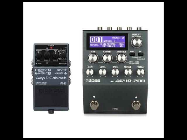 Boss Amp & Cabinet Simulator IR-2 vs IR-200: What's the different? #pedals #boss #ir2 #ir200 #shorts