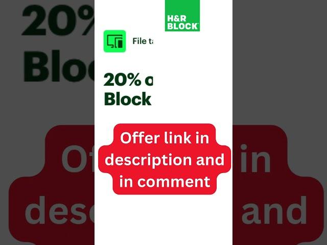  HR Block Coupon Code 2024 – Get $25 Off Tax Pro & 20% Off Online Filing! 