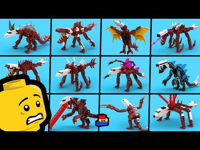 The Infected Sky LEGO: How to build EVERY Monster (All Mutant Airplanes)