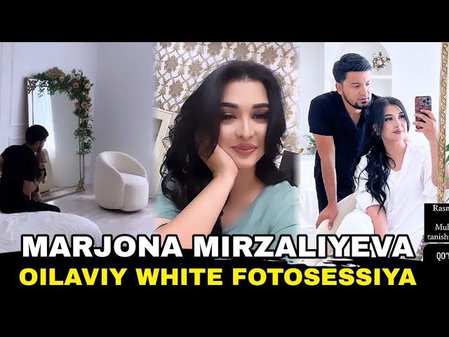 MARJONA MIRZALIYEVA OILAVIY OPPOQ LIBOSDA FOTOSESSIYA