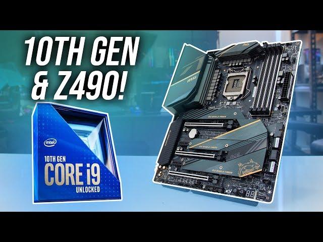 Intel 10th Gen Desktop CPU Lineup + MSI Z490 ACE Overview