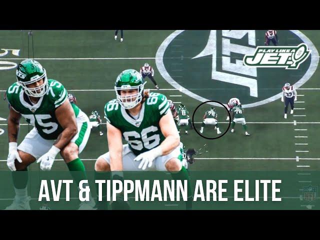 AVT and Tippmann were ELITE vs the Patriots! | BEST IOL duo in the NFL?! | Jets Film Breakdown 