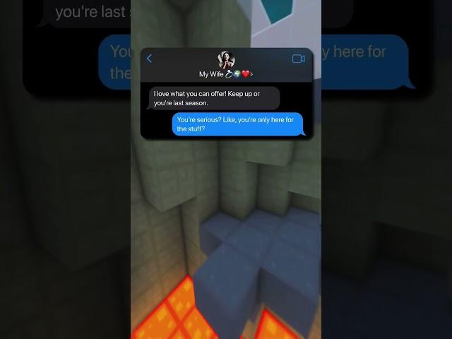 @rizz_app  saves man from gold digger #textstory #texts #redditstories #minecraftparkour