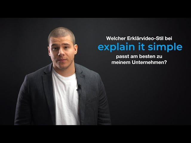 Die 4 beliebtesten Erklärvideo-Stile (explain it simple - Erklärvideo)