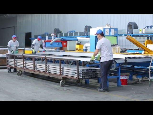 The factory producing aluminum and plastic profiles - Lega