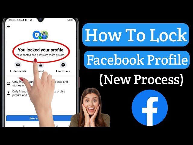 How to Lock Facebook Profile | New Updated Process to Lock Facebook Profile| New Process