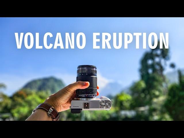 Volcano ERUPTION Photography Using Micro Four Thirds Camera! 