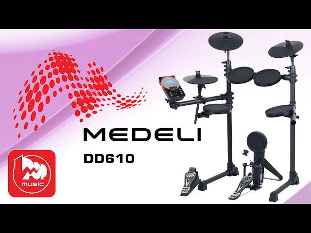 [Eng Sub] MEDELI DD610 digital drum kit with Double Bass Trigger