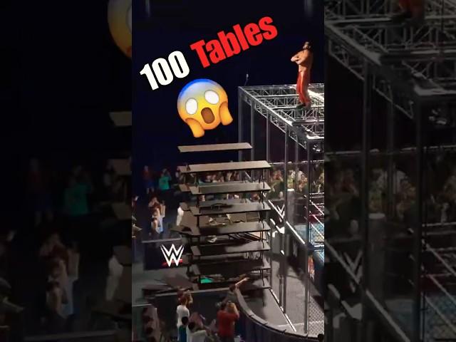 100 TABLES CRUSH DOWN  #wwe #wwe2k25 #ps5 #tlc #shorts