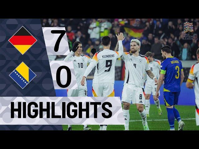 Germany vs Bosnia 7-0 HIGHLIGHTS | UEFA Nations League 2024