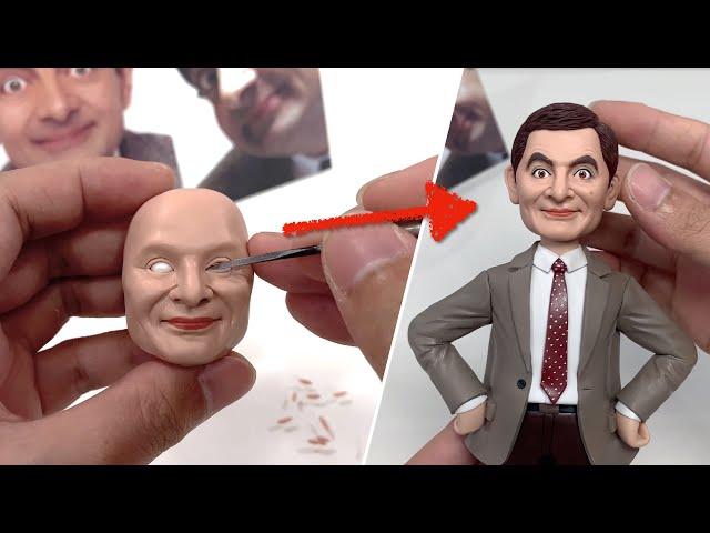 Clay Sculpture: Mr Bean, the full figure sculpturing process from scratch【Clay Artisan JAY】