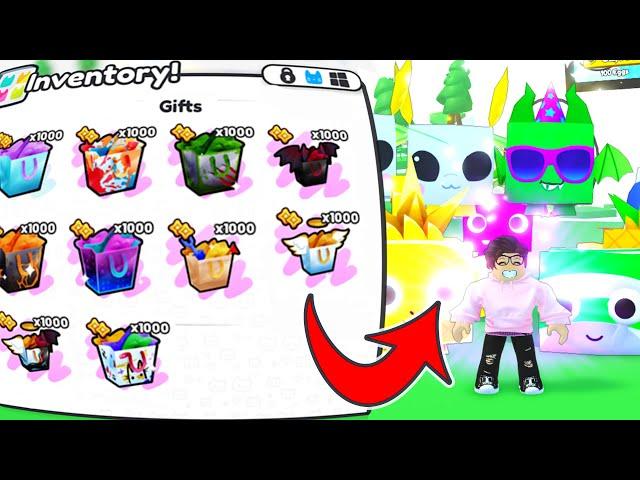 HOW MANY HUGES? 1,000 of EVERY GIFT* In Pet Simulator 99!