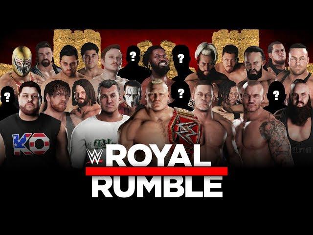 WWE 2K18 Royal Rumble - 30 Man match & New Gameplay Mechanics