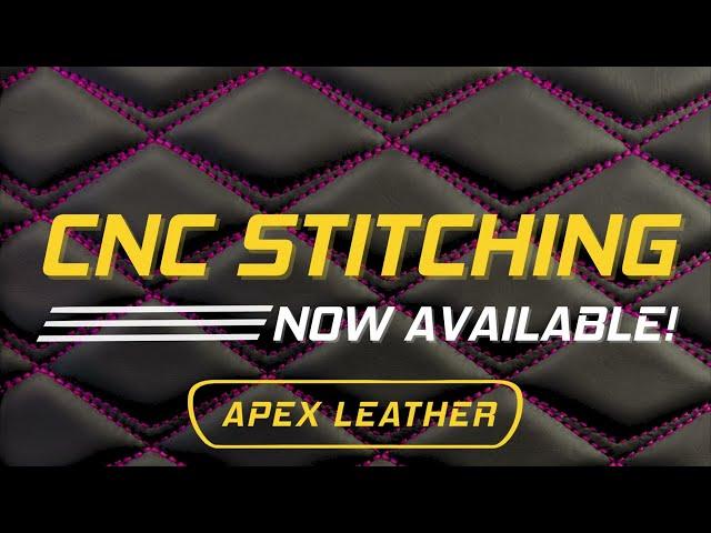 Apex Leather Now Offers CNC Stitching!