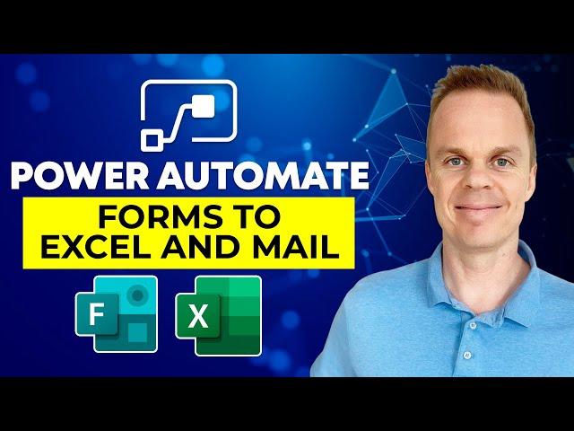 Microsoft Power Automate - How to get Forms responses to Excel and Email - Full Tutorial