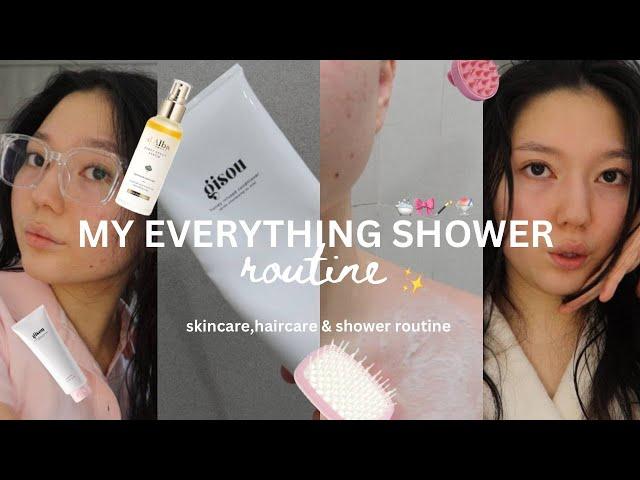 MY EVERYTHING SHOWER ROUTINE🫧:уход за волосами,телом,лицом & больше