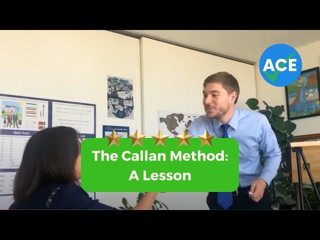 Callan Method - English Lessons - New Work Demonstration