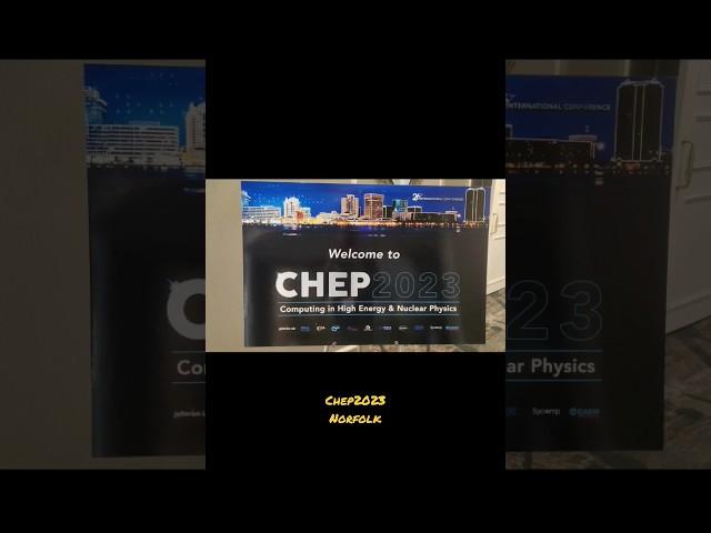 Evolution of High Energy Physics data analysis at CHEP! #computing #hep #chep2023 #datascience