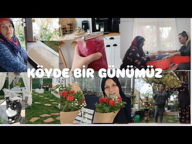 ANNEM BUNUDA YAPTI  KÖYDE BİR GÜNÜMÜZ NASIL GEÇTİ | TEMİZLİK | TARİF