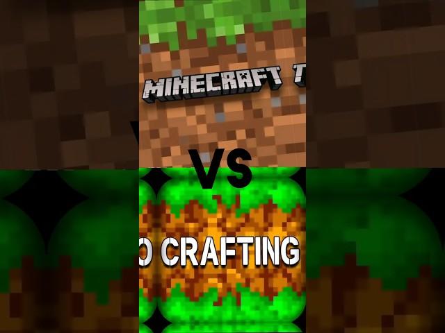 Minecraft  Vs crafting and building  #shorts #viral #youtubeshorts