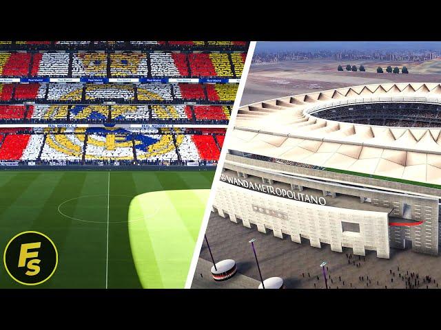 The Most Realistic LaLiga Stadiums for 2023/24 Season - PES 2021 & FL24