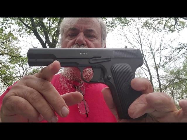 Gletcher/Tokarev .177 Cal Table Top Review. Flying Can Ranch.