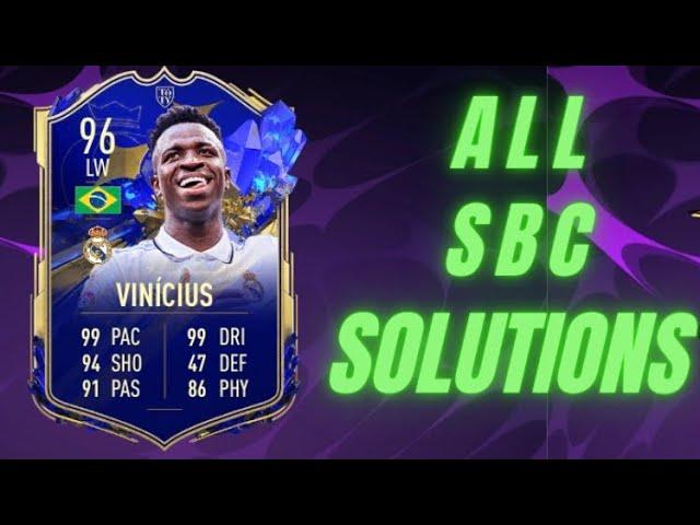 VINICIUS JUNIOR 96 TOTY ALL SBC SOLUTIONS | MADFUT 23