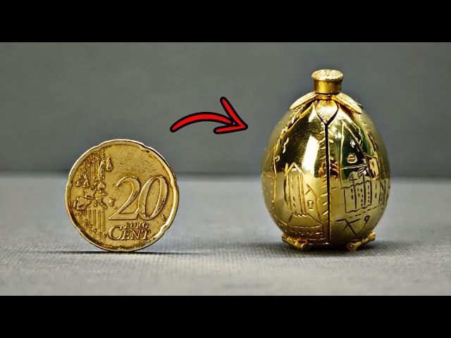 How I Made Harry Potter's Golden Egg with Simple Coins | Magical DIY