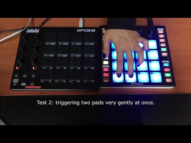 REVIEW: Akai MPD218 vs PreSonus ATOM MIDI pad controllers