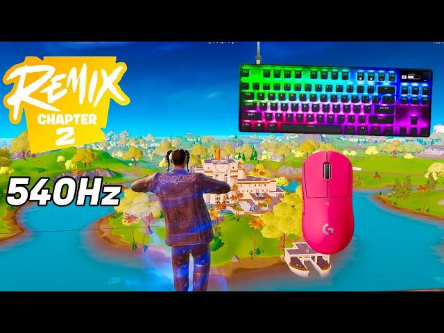 SteelSeries Apex Pro TKL ASMR  Solo Gameplay  Satisfying Keyboard Fortnite 360 FPS 4K