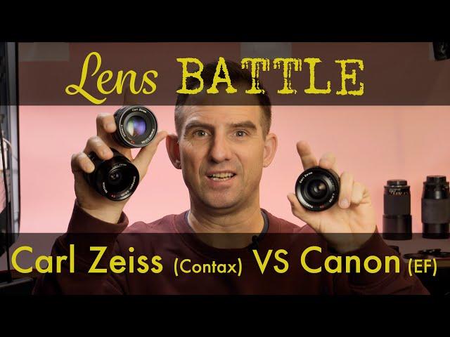 Are 35 yr old Carl Zeiss really that good? Testing Contax lenses out!