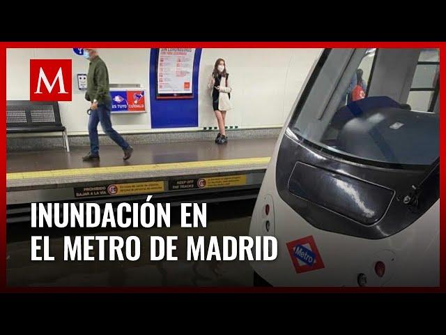 Caos en el Metro de Madrid por Lluvias: Pasajeros Atrapados en Vagones