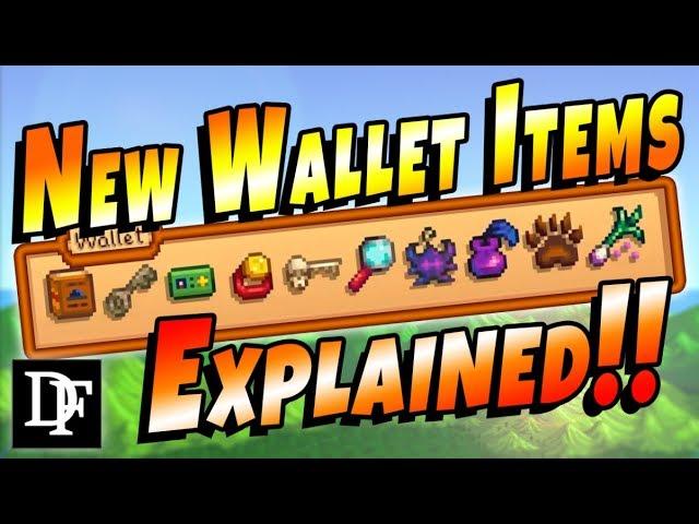 New Wallet Items Explained! - Stardew Valley 1.3