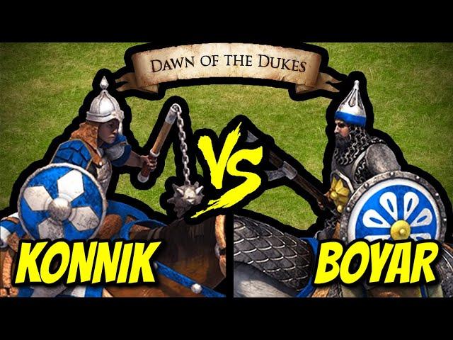 200 Elite Konniks vs 200 Elite Boyars | AoE II: Definitive Edition