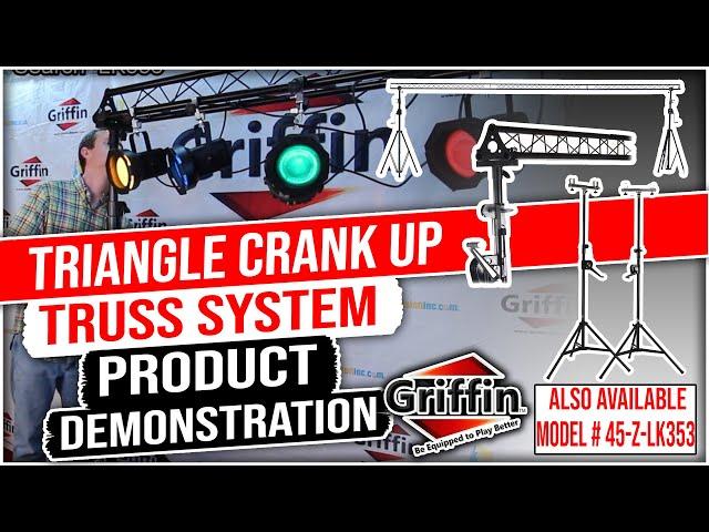 Griffin Triangle Crank Up Truss Stand Lighting System Product Demonstration Model LK353 & 45-Z-LK353