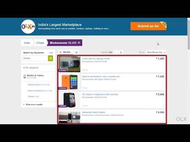 OLX - How To Email An Advertiser