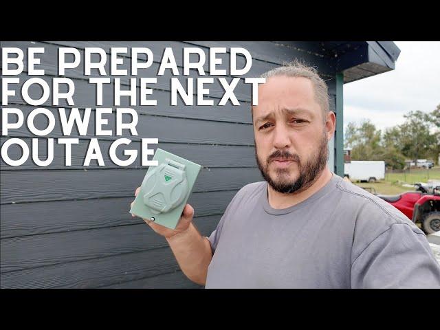 Be Prepared for the Next Power Outage! (setting up an emergency plug for your well)