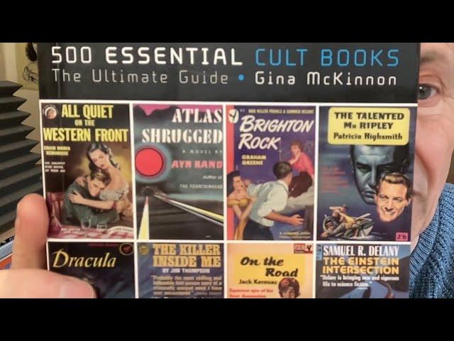 500 Essential Cult Books Ultimate Guide By Gina McKinnon | SF | Crime | Book Review