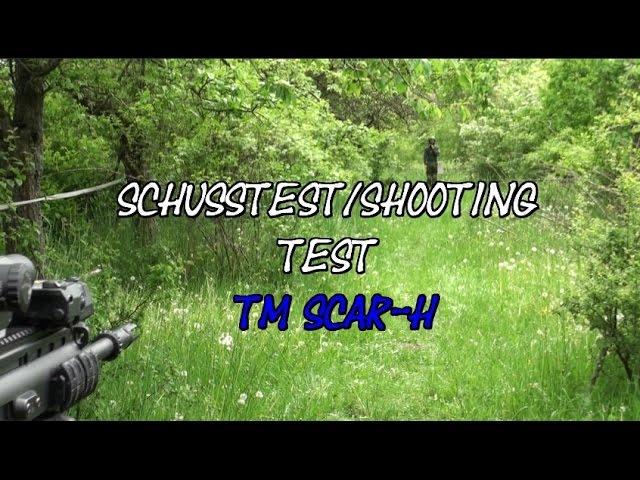 Tokyo Marui Scar H  Accuracy - Shooting Test 165/200 feet