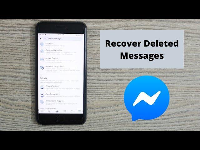 How to Recover Deleted Messages on Messenger (Update) | Retrieve Deleted Messages