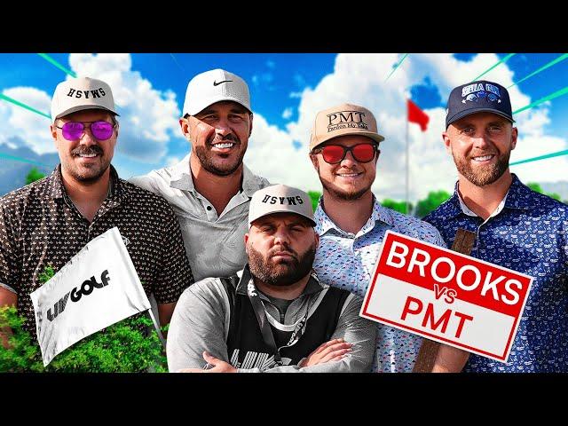 PMT Goes Head to Head With 5x Major Champ Brooks Koepka In A 3-Man Scramble