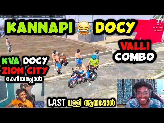 KANNAPI ️ DOCY VALLI COMBO  KVA DOCY ZION CITY കേറിയപ്പോൾ LAST വള്ളി ആയപ്പോൾ | TVA